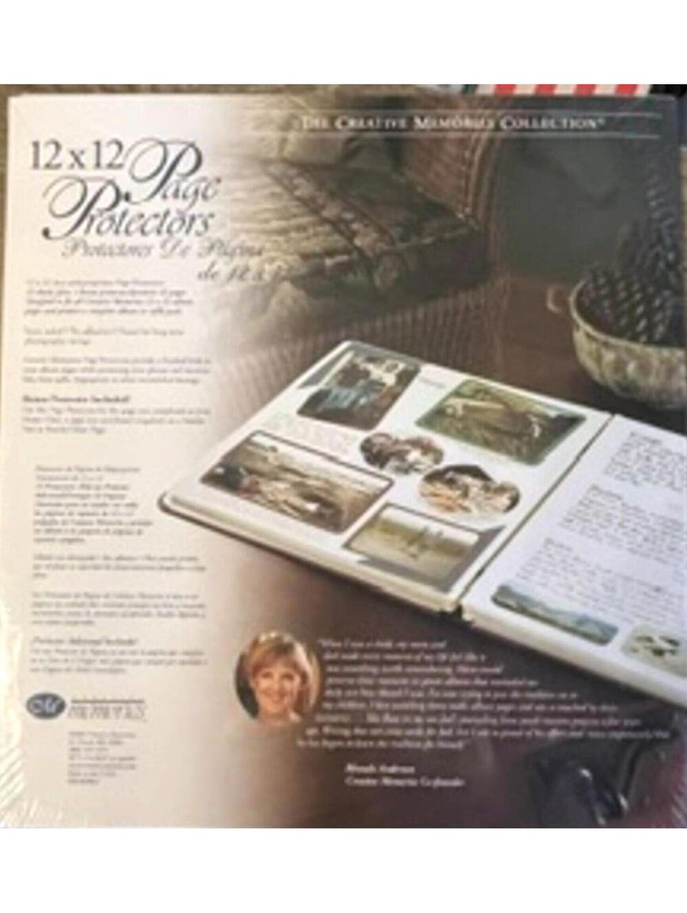 Creative Memories 12 X 12 Page Protectors 15 Sheets +1 Bonus Protector